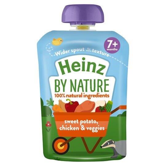 Heinz Pouch 7m+ Sweet Potato, Chicken & Veggies 130g