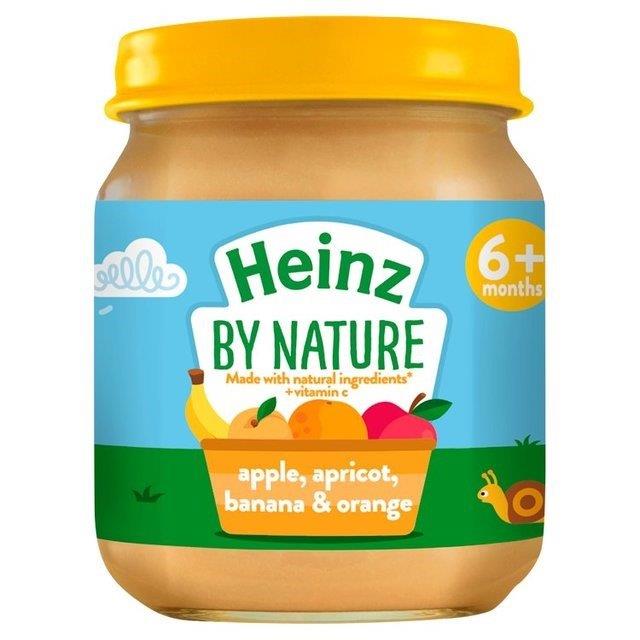 Heinz Jar 6m+ Apple, Apricot, Banana & Orange 120g