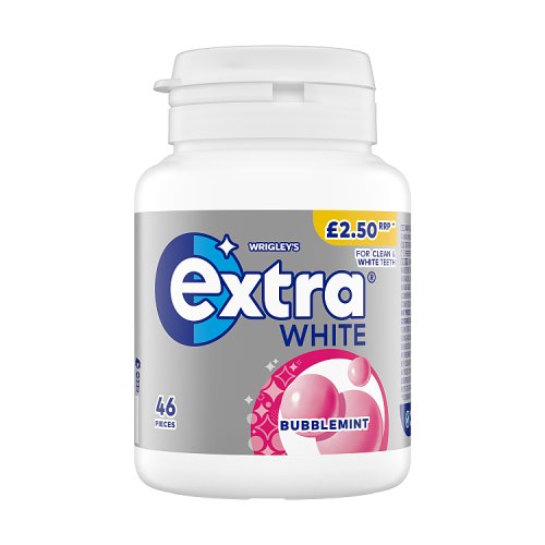 DUNIYA | Extra Bottle 46s White Bubblemint Sugar Free 64g PM £2.50 Thumbnail