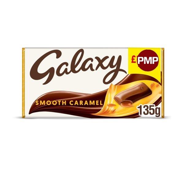 Galaxy Block Smooth Caramel 135g PM £1.50