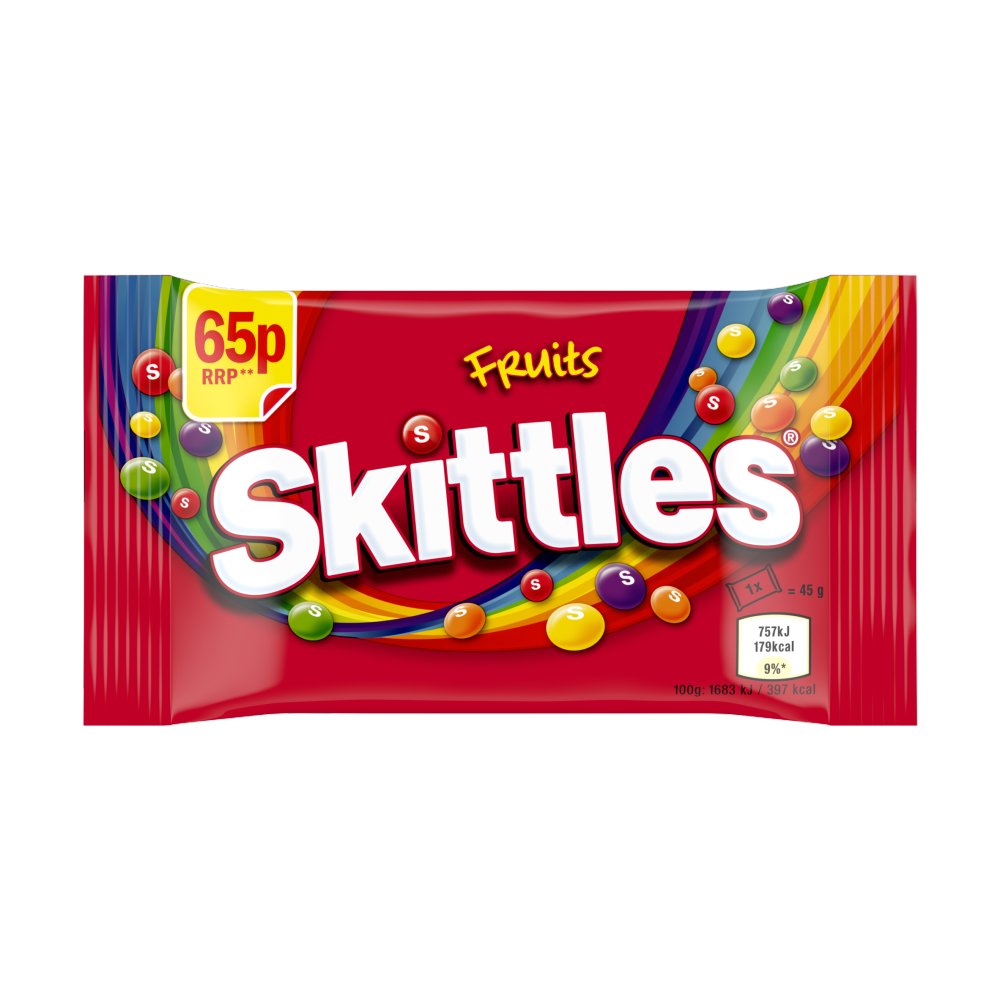 Skittles Fruit PM 65p 45g