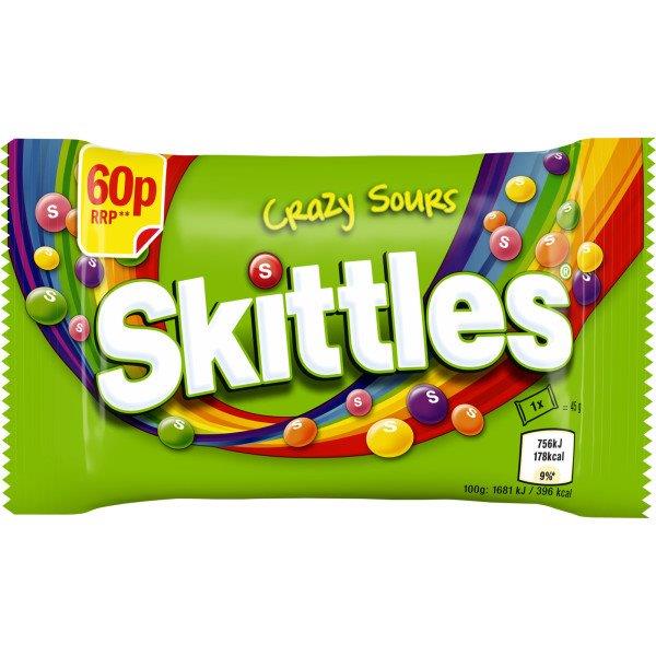 Skittles Sours PM 65p 45g