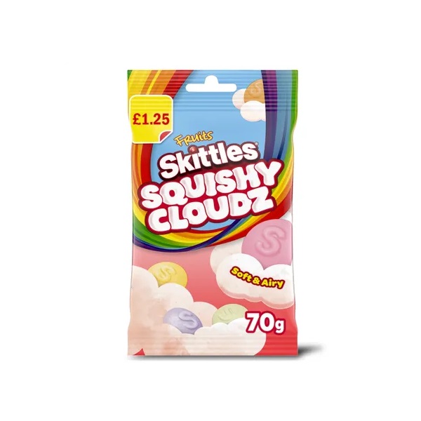 Skittles Fruit Squishy Cloudz PM £1.25 70g