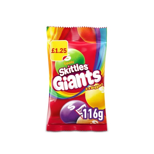 Skittles Giant Fruits PM £1.25 116g