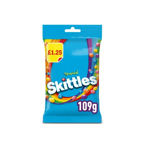 Skittles Tropical PM £1.25 109g