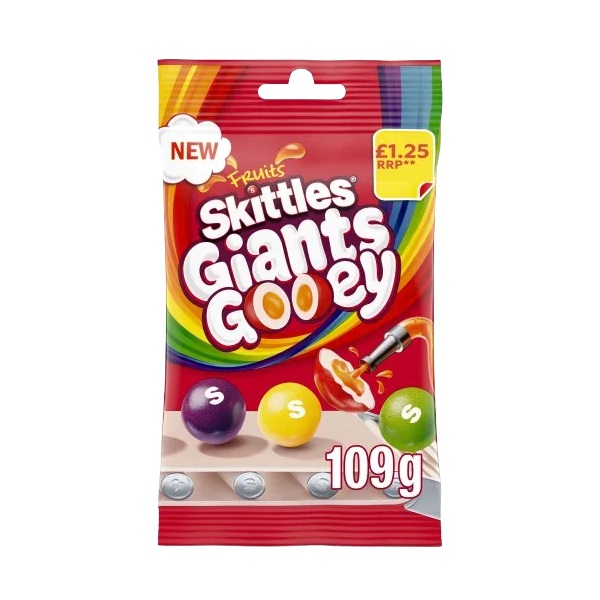 Skittles Giants Gooey PM £1.25 109g