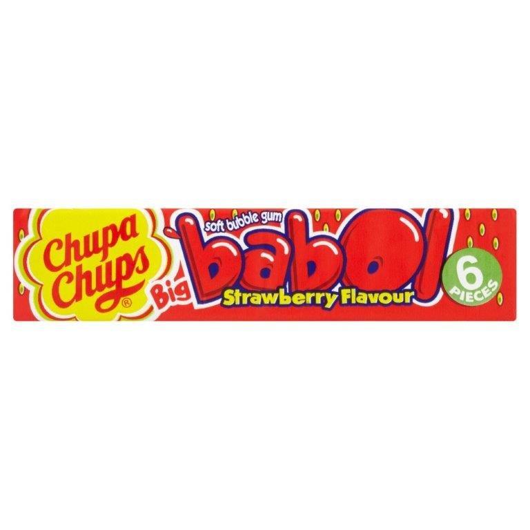 Chupa Chups Babol Gum Strawberry 27.6g