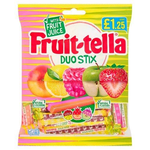 Fruitella Duo Stix PM £1.25 135g (Vegan)