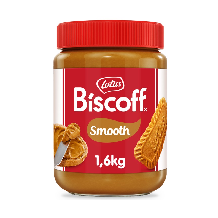 Lotus Biscoff Spread Smooth Jar Large PET 1.6kg