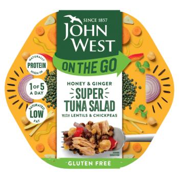 John West On The Go Honey & Ginger Super Tuna Salad 220g