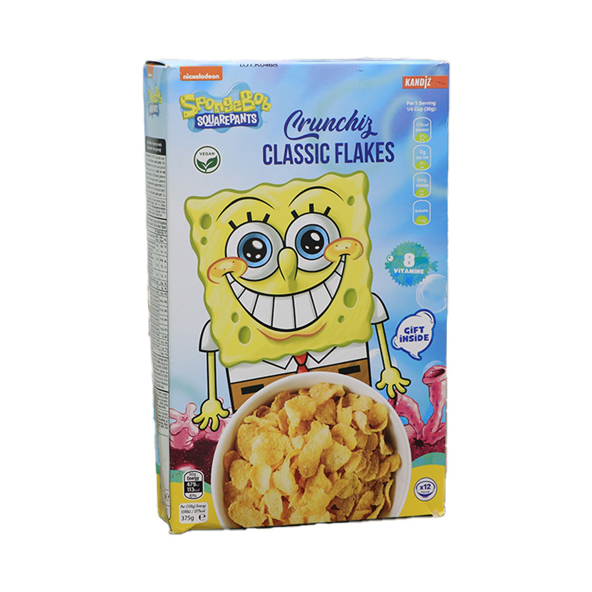 Nickelodeon Sponge Bob Square Pants Classic Flakes 375g