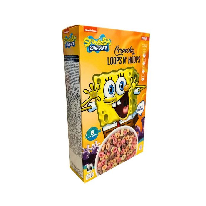 Nickelodeon Sponge Bob Square Pants Loops N Hoops 375g