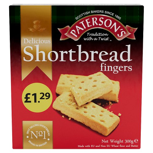 Patersons Shortbread PM £1.49 300g