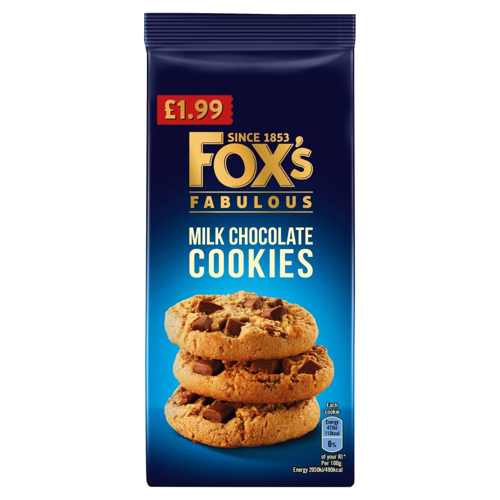 DUNIYA | Foxs Cookies Milk Chocolate PM £2.50 180g Thumbnail