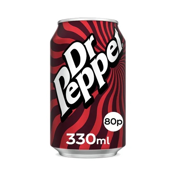 Dr Pepper PM 80p Can 330ml