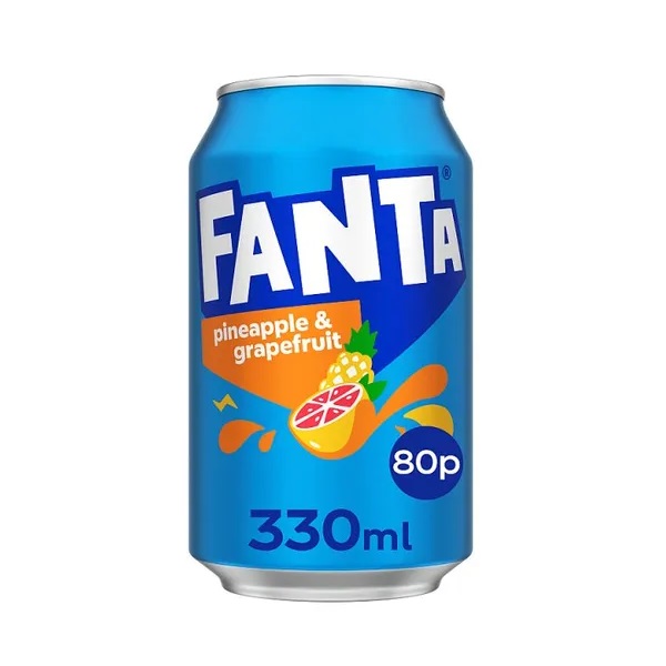 Fanta Pineapple & Grapefruit PM 80p Can 330ml