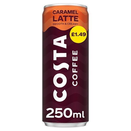 Costa Coffee Caramel Latte PM £1.49 250ml