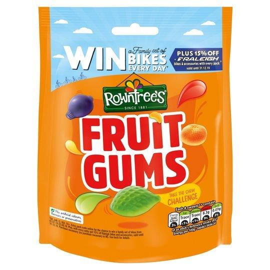 Rowntrees Pouch Fruit Gums 150g