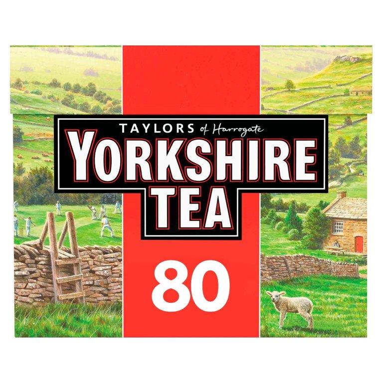 Taylors Yorkshire Tea Bags 80s 250g (HS)