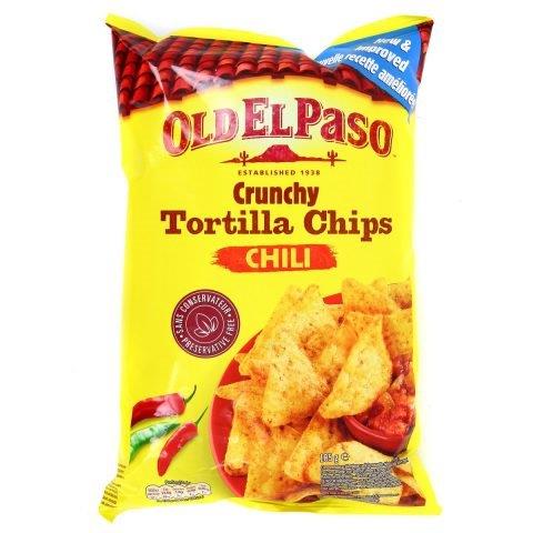 Old El Paso Tortilla Chips Chilli 185g (HS)