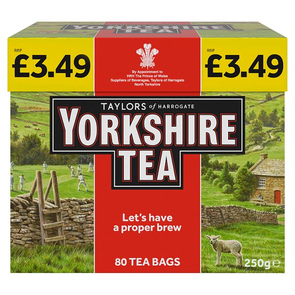 Taylors Yorkshire Tea Bags PM £3.49 80s (HS)