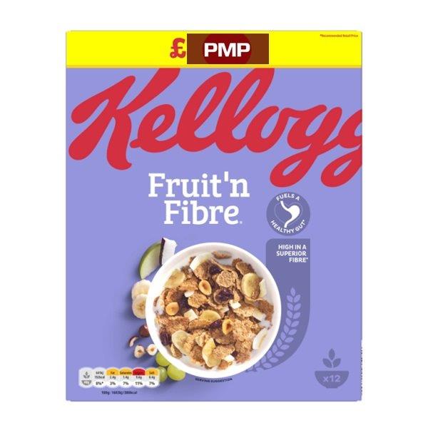 Kelloggs Fruit n Fibre Cereal PM £3.29 500g