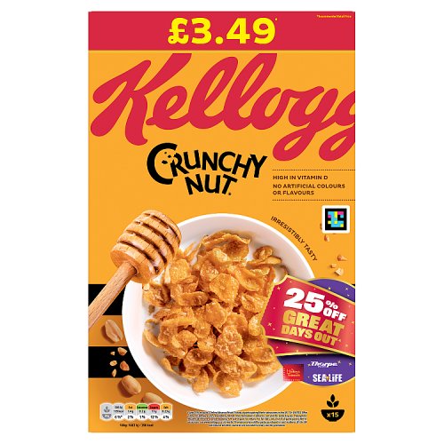 Kelloggs Crunchy Nut PM £3.69 460g