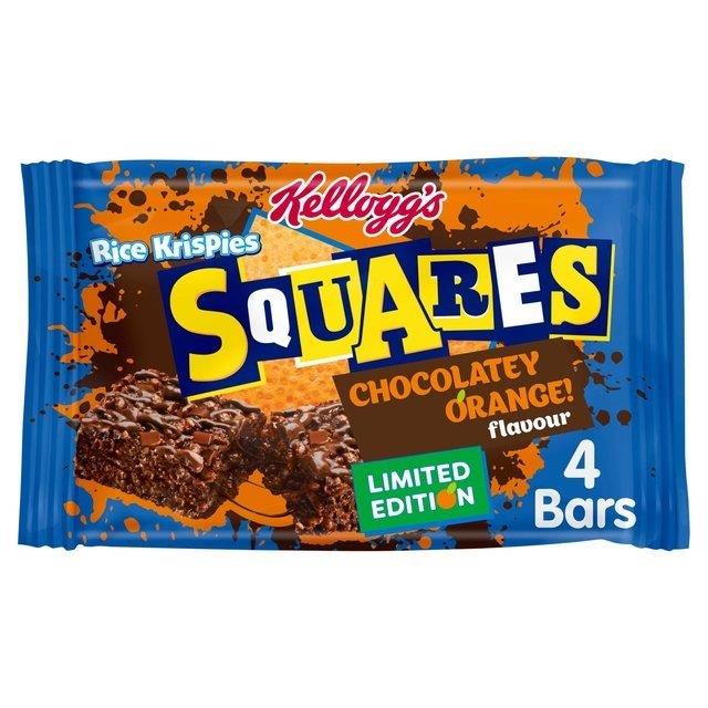 Kelloggs Rice Krispies Squares Chocolatey Orange Bars 4pk (4 x 36g)