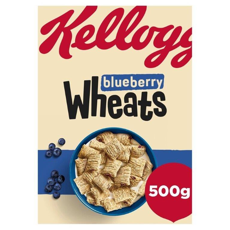 Kelloggs Wheats Blueberry Cereal 500g