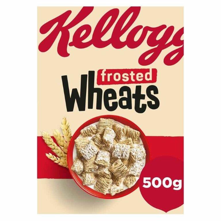 Kelloggs Wheats Frosted Cereal 500g