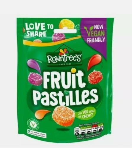 Rowntrees Fruit Pastilles Pouch  PM £1.25 114g