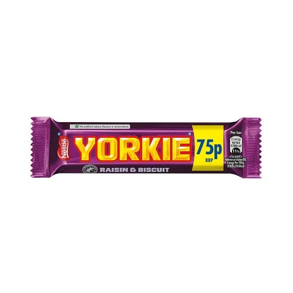 Yorkie Raisin & Biscuit PM 75p 44g