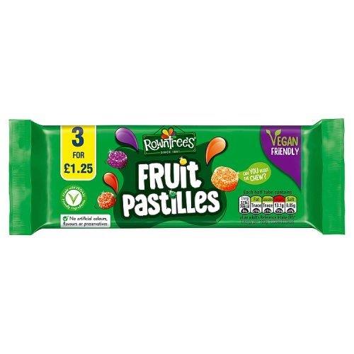 DUNIYA | Rowntrees Fruit Pastilles 3pk PM £1.25 (3 x 42.8g) 128.4g Thumbnail