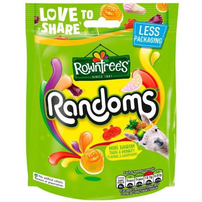 DUNIYA | Rowntrees Randoms Pouch PM £1.25 120g Thumbnail