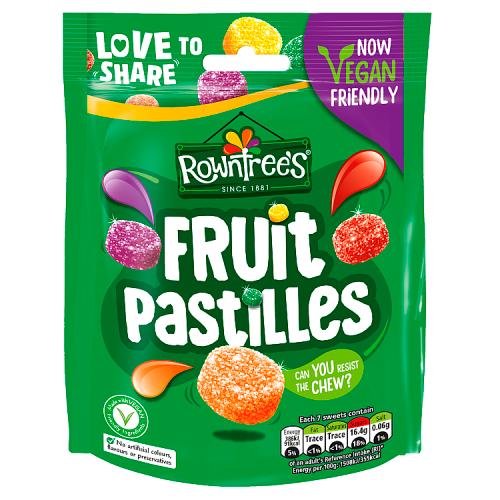 DUNIYA | Rowntrees Pouch Fruit Pastilles 143g (Vegan) Thumbnail