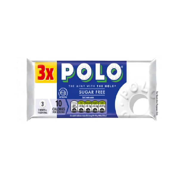 Polo Mint Sugar Free 3pk (3 x 33.4g)