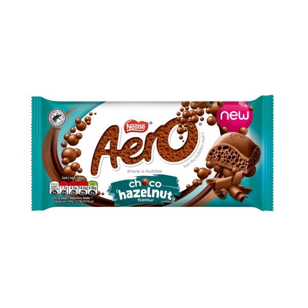 Aero Hazelnut Block 90g 