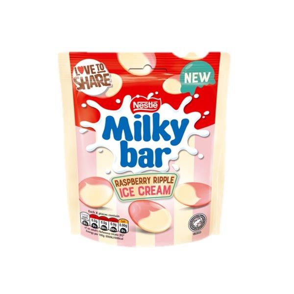 Milkybar Buttons Raspberry Ripple IC Pouch 86g