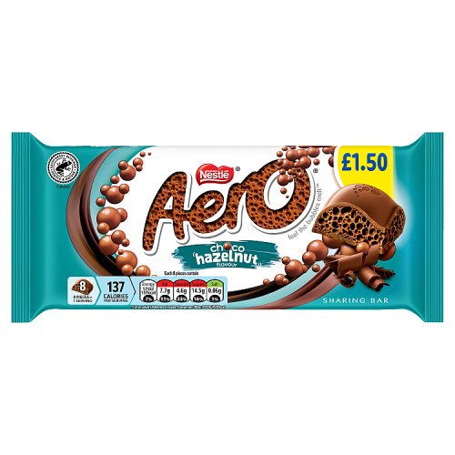 Aero Hazelnut Block PM £1.50 90g