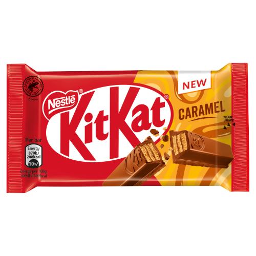 KitKat 4 Finger Caramel 41.5g NEW