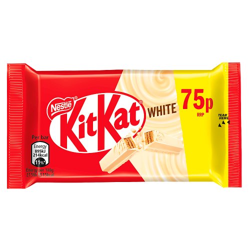 KitKat 4 Finger White PM 75p 41.5g