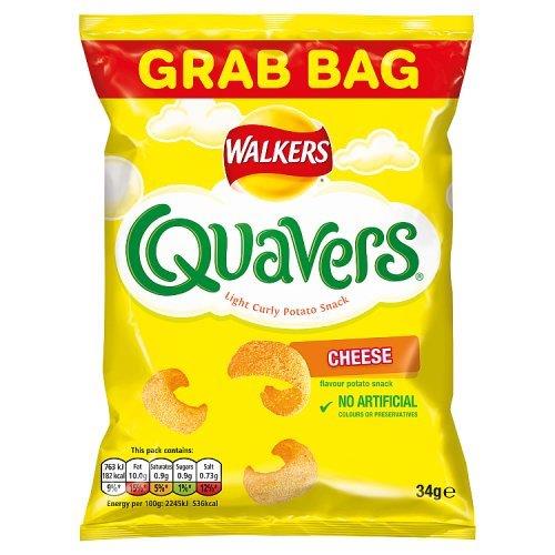 Walkers Quavers Cheese Grab Bag 34g