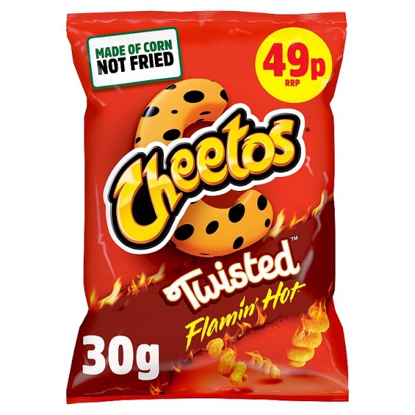 Cheetos Twisted Flaming Hot PM 49p 30g