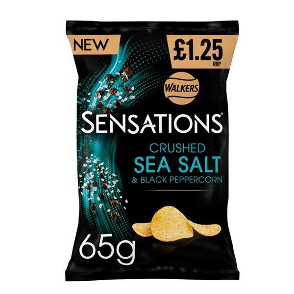 DUNIYA | Walkers Sensations Sea Salt & Black Pepper PM £1.25 65g Thumbnail