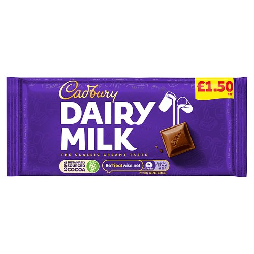 Cadbury Dairy Milk Block PM £1.69 95g