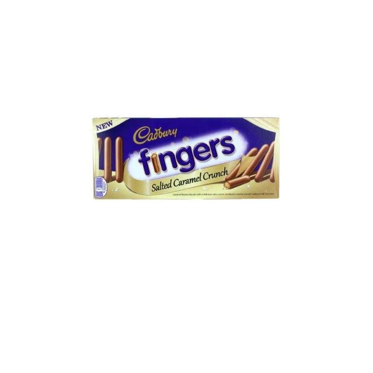 Cadbury Salted Caramel Fingers 114g