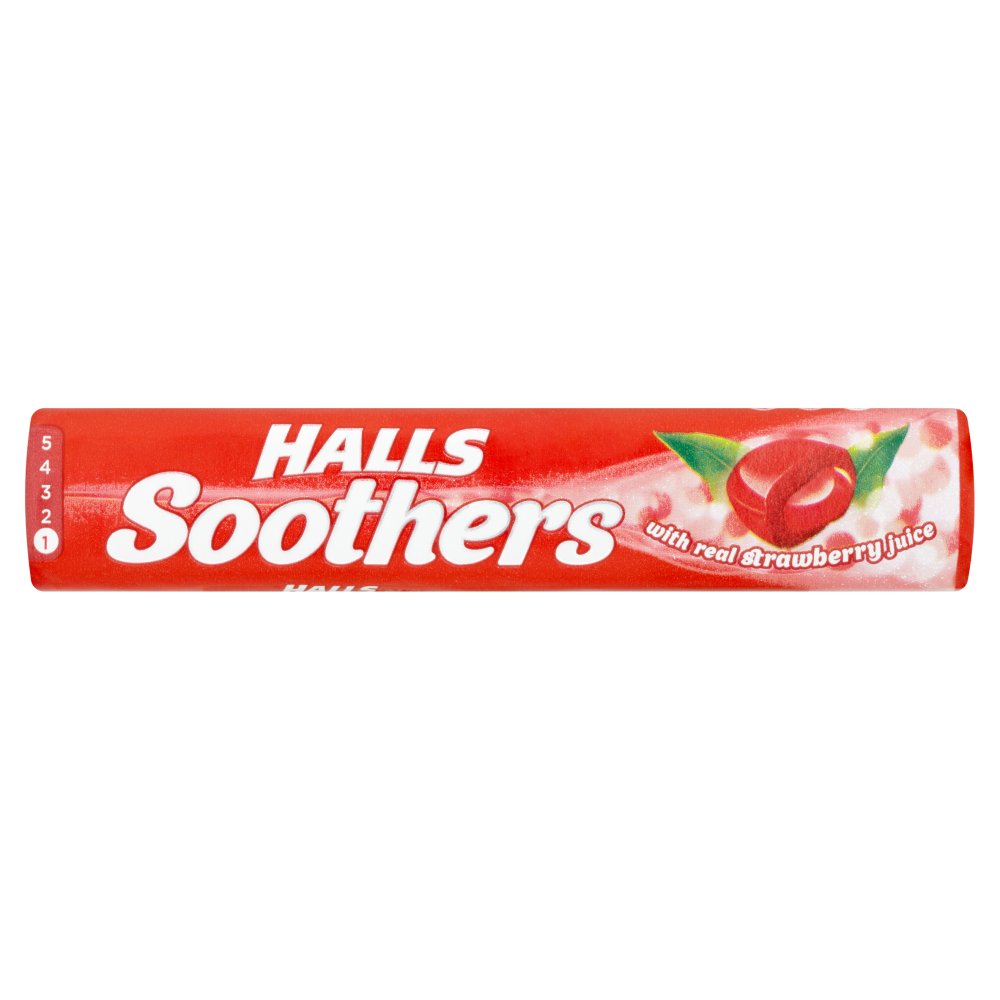 Halls Soothers Strawberry 45g