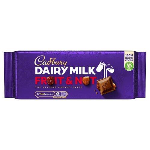 Cadbury Dairy Milk Fruit & Nut 180g