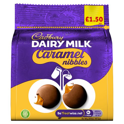 Cadbury Dairy Milk Caramel Nibbles Bag 85g PM £1.69