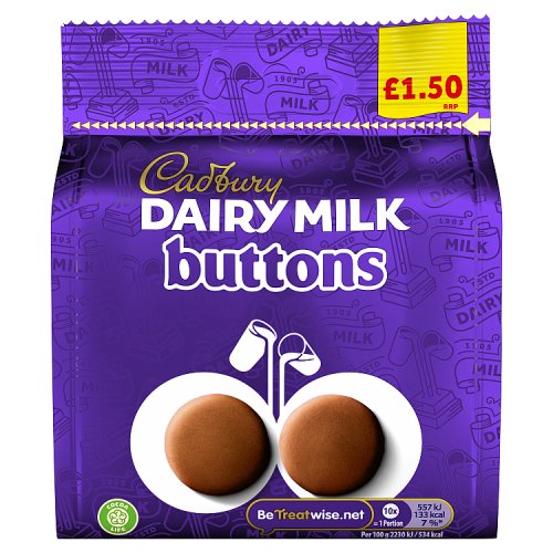 Cadbury Giant Buttons Bag 85g PM £1.69